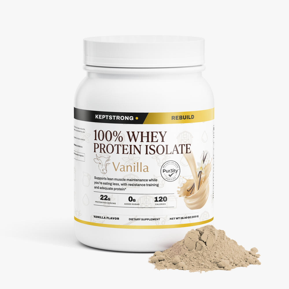 Rebuild — 100% Whey Protein Isolate (Vanilla)