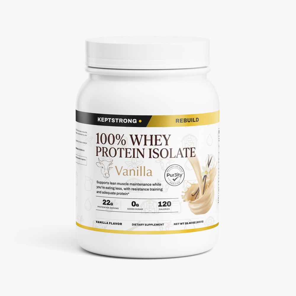 Rebuild — 100% Whey Protein Isolate (Vanilla)