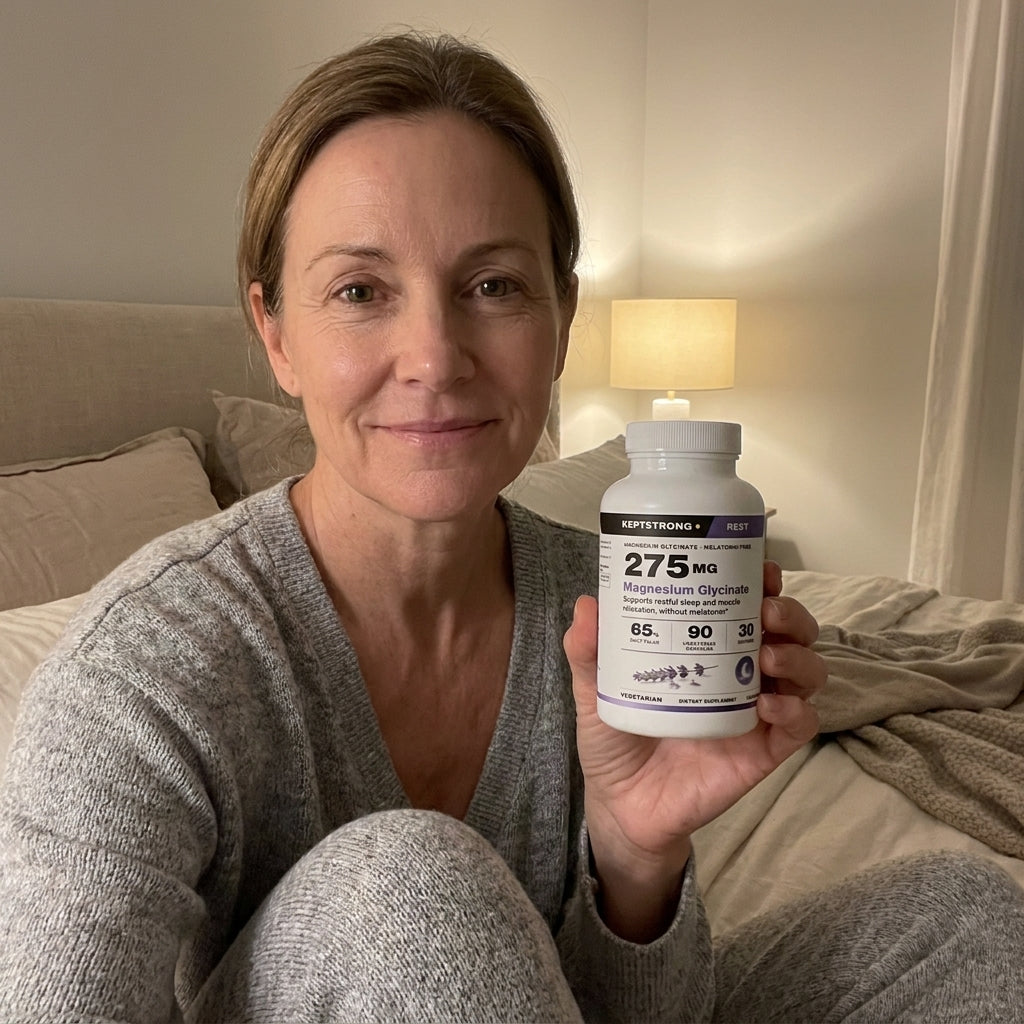 Someone using KeptStrong in everyday life